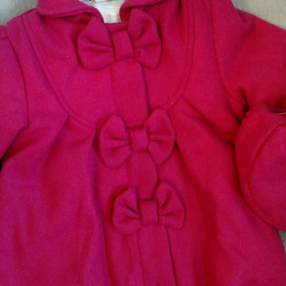 Fuscia Dress Coat & Hat #NWT - Picture 3 of 8